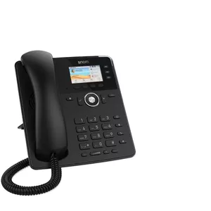 IP телефон Snom D717 черный 3 линии TFT дисплей проводная трубка