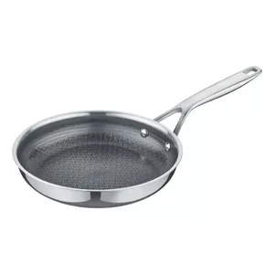 Frying pan Berndes HYBRID-X 20 cm — stainless steel with aluminum core, induction compatible, 3-layer, PFAS-free nonstick