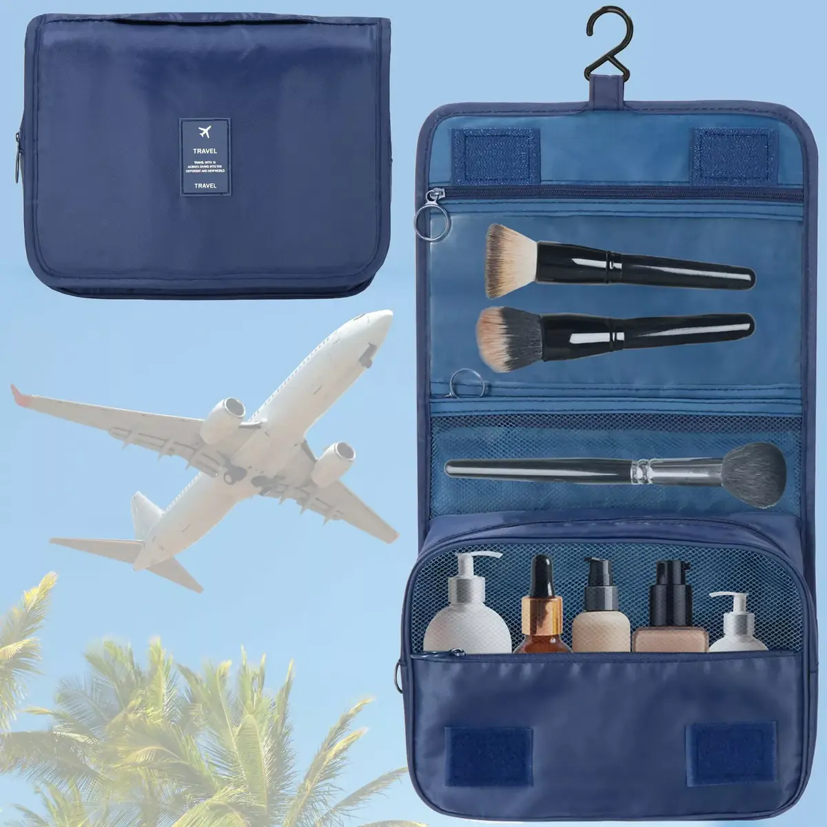 Springos HA7488 ceļojumu kosmētikas organizers 23×19×9,5 cm Photo 5