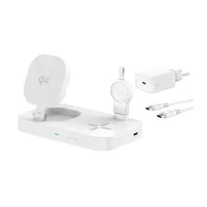 Charger 4smarts 541368 Indoor AC Wireless Fast Charging White