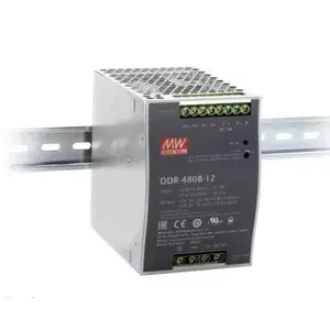 Преобразователь DC/DC mean well DDR-480C-12 — 480 Вт, вход 33.6–67.2 В, выход 12 В 33.4 А