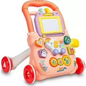 Каталка Toyz ZABAWKA EDUKACYJNA PCHACZ ZOO PINK – детская каталка для малышей