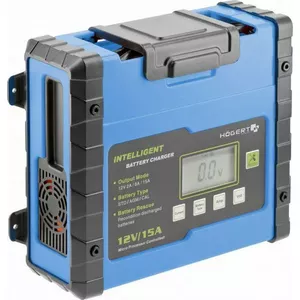 Battery Charger högert technik HOGERT PROSTOWNIK 12V 15A for lead‑acid batteries up to 300Ah
