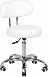 Pedicure Stool Activeshop A-007 — white, universal pedicure taboret