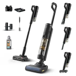 Беспроводной пылесос 3-в-1 Philips 7000 series XW7264/11 для сухой и влажной уборки, без мешка, циклонный фильтр, 160 Вт, черный