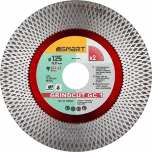 Diamond Cutting Disc Smart365 grindcut GC1 125 mm for angle grinders, model 10-125GC1
