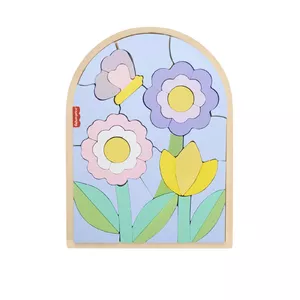 Wooden Puzzle Blocks Fisher-Price HXT97 38 pieces Flora 3-7 years