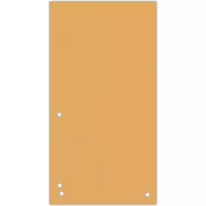 Divider sheets Donau 1/3 A4 cardboard orange — pack for document organization (MPN 8620100-12PL)