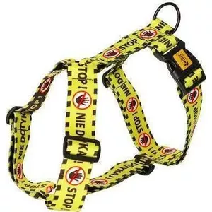 Harness DINGO Guard City 'Nie Dotykaj!' size L adjustable 55–100 cm
