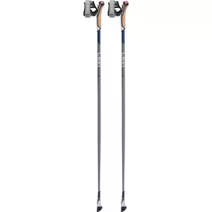 Trekotāju nūjas Leki Smart Flash Blue regulējamas garumā 130 cm vieglas