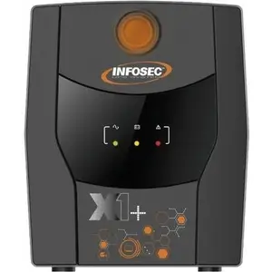 Infosec UPS line‑interactive INF_661147 1300 VA / 720 W, 6x IEC C13, AVR, USB, tower, melns
