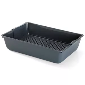 Open litter box Savic A0223 for cats, plastic, 415×295×100 mm, grey