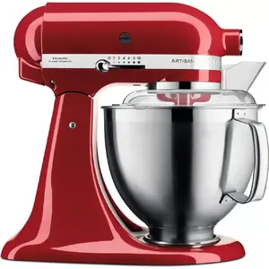 Food processor KITCHENAID Artisan 5KSM185PS, 4.8 L stainless-steel bowl, 300 W, 10 speeds, red