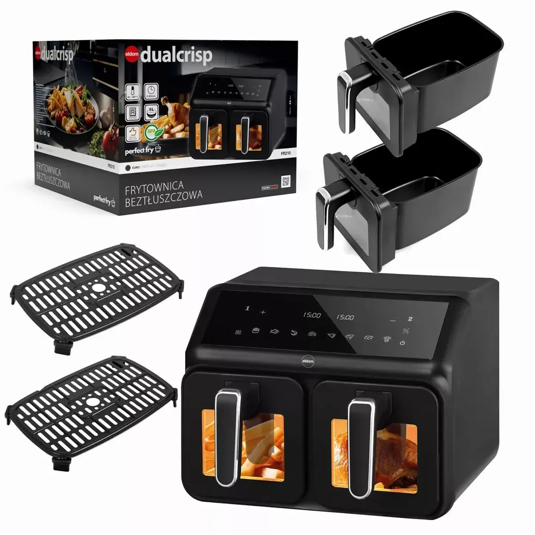 Аэрогриль Eldom FR210 double fat-free 8 л Photo 8