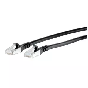 Сетевой кабель METZ CONNECT 130845I000-E RJ-45 Cat6a 90 м Черный