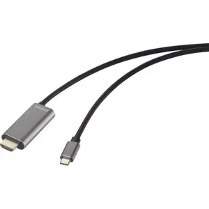 USB-C to HDMI adapter cable SpeaKa Professional SP-12875852 1.00 m, video/audio passthrough