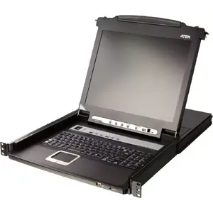 KVM slēdzis ATEN CL5708MW 8-portu ar 17,3" iebūvētu LCD, PS/2-USB, VGA