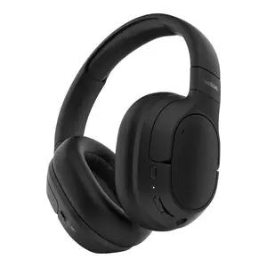 Bezvadu virsauss austiņas Belkin SoundForm Isolate AUD008HQBK melnā krāsā ar iebūvētu mikrofonu Bluetooth un USB Type-C