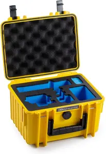 Hard Protective Action Case b&w international PP.66 Yellow for GoPro Hero 9–13 Waterproof Shockproof