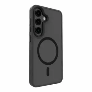 Гибридный чехол Evelatus для Samsung Galaxy S25 — магнитный, PC+TPU, чёрный