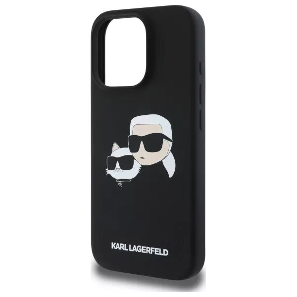 Silikona maciņš Karl Lagerfeld KLHMP16LSKCHPPLK priekš