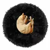 Dog bed Springos PA0161 plush black 40 cm Photo 7