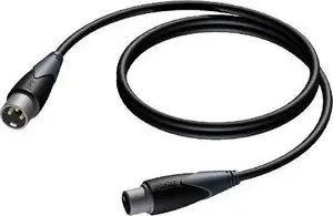 Procab DMX AES/EBU XLR cable CLD953/3 — 3 m, male XLR to female XLR