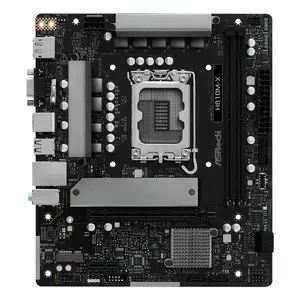 Mātesplatē ASROCK H810M‑X micro ATX Intel H810 LGA 1851 DDR5 2× DIMM 128GB M.2 2.5GbE HDMI DisplayPort