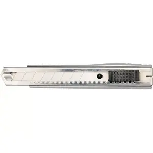Utility knife YATO YT-7512 — stainless steel body, snap-off blade, 1 pc