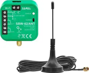 Контроллер ворот и дверей ZAMEL SBW-02 с беспроводным подключением, модель SBW-02/ANT