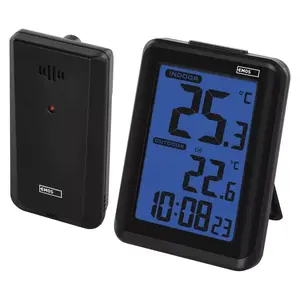 Электронный комнатный термометр EMOS E8636 — для помещений, °C/°F, питание AAA, 80×21×110 мм