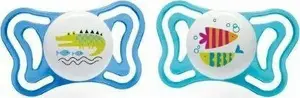 Соска CHICCO Physio Light силиконовая 16–36 мес, набор 2 шт, синяя