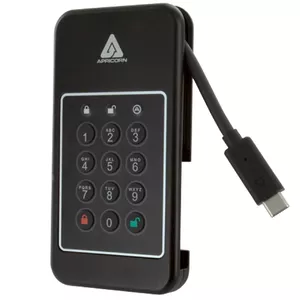 SSD диск Apricorn 2 ТБ внешний USB Type-C 3.2 Gen 1 Aegis NVX