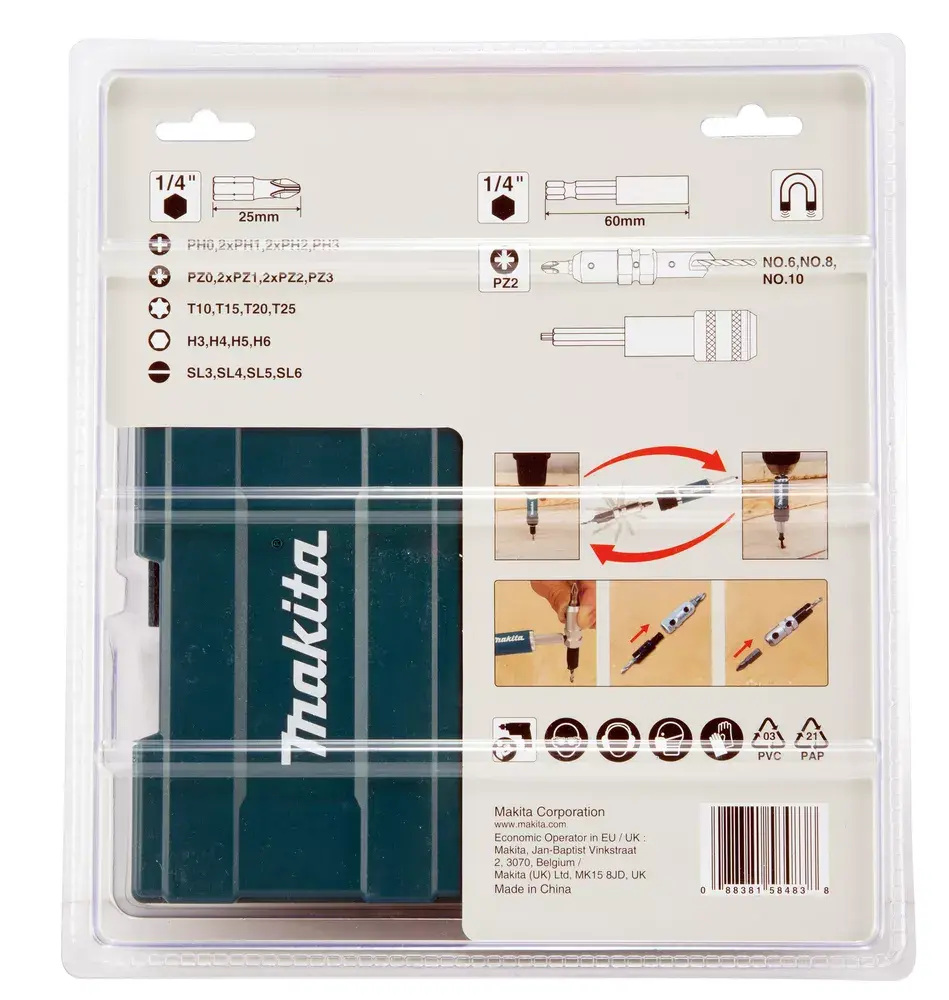 Makita D-73477 screwdriver bit set Photo 4