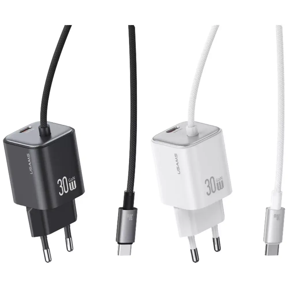 Сетевое зарядное usams JC Series CC264 30W 2×USB-C Photo 9