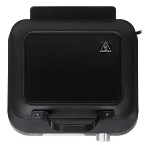 Waffle maker Adler AD 3087 — electric Belgian waffle iron, 2200 W, 2 rectangular plates 9×17 cm, black