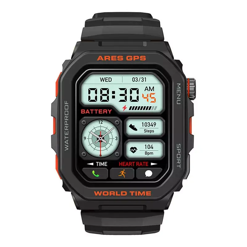 Viedpulkstenis Zeblaze Ares GPS melns, Ares