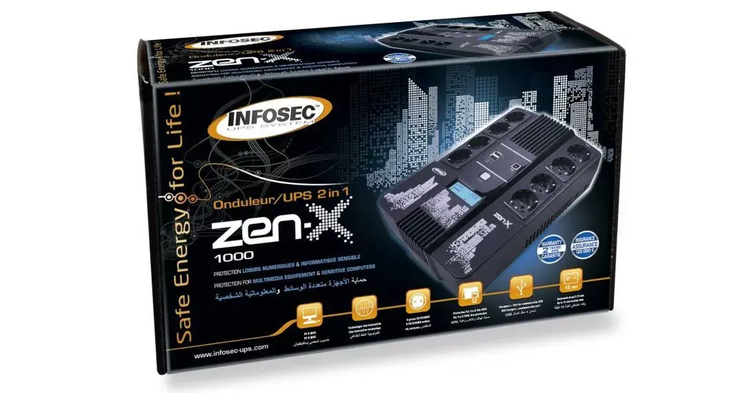 Источник бесперебойного питания ИБП Infosec Zen-X 1000 Photo 3