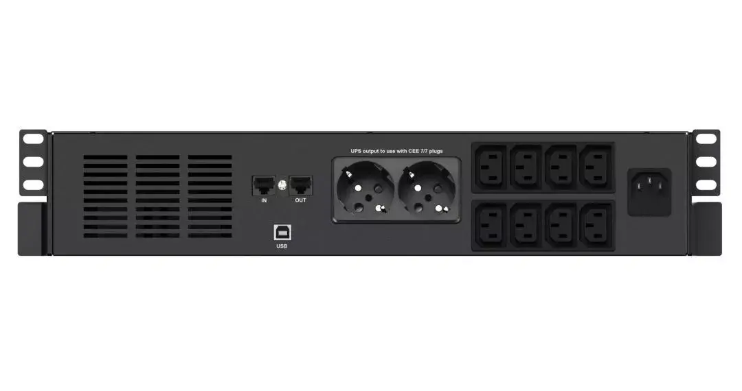 Источник бесперебойного питания ИБП Infosec X4 1000 RM Plus Photo 3