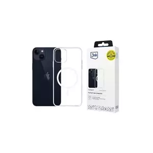 Protective smartphone case 3MK Clear MagCase for Apple iPhone 16e — slim, lightweight, transparent