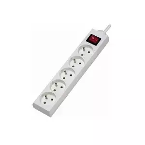 Strāvas sadalītājs Konnoc DX-5FS ar 3 m kabeli un slēdzi — 5 kontaktligzdas