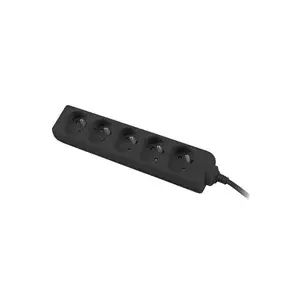 Сетевой удлинитель Konnoc DX-5F, 5 розеток, кабель 3 м, чёрный