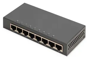 Unmanaged Switch Digitus 8-port Gigabit Ethernet 10/100/1000 Metal Housing