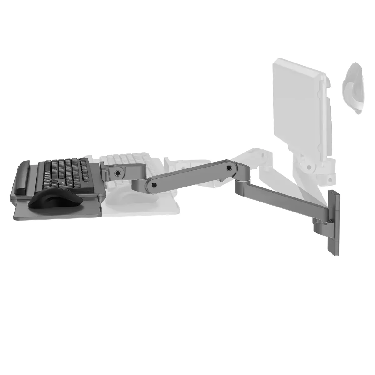 Klaviešu stiprinājums Ergotron LX Pro Wall Keyboard Arm Photo 3