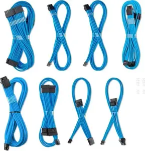 CableMod C-Series Pro ModMesh Kit 12V-2x6 12VHPWR CM-PCSR-16X2KIT-NKLB-R-SS