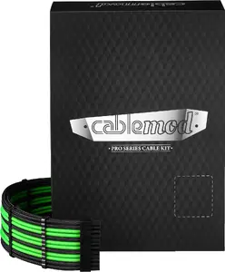 CableMod 12V-2x6 12VHPWR ModMesh cable kit C-Series Pro for PCIe power CM-PCSR-16X2KIT-NKKLG-R-SS