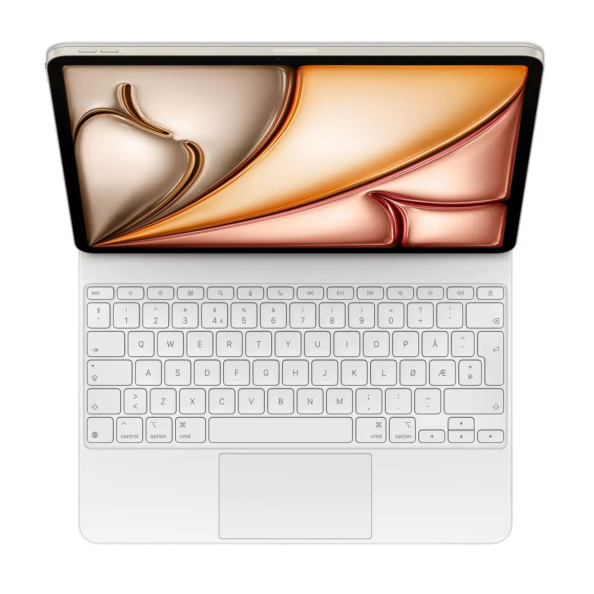 Apple Magic Keyboard QWERTY Norvēģu Balta Photo 2