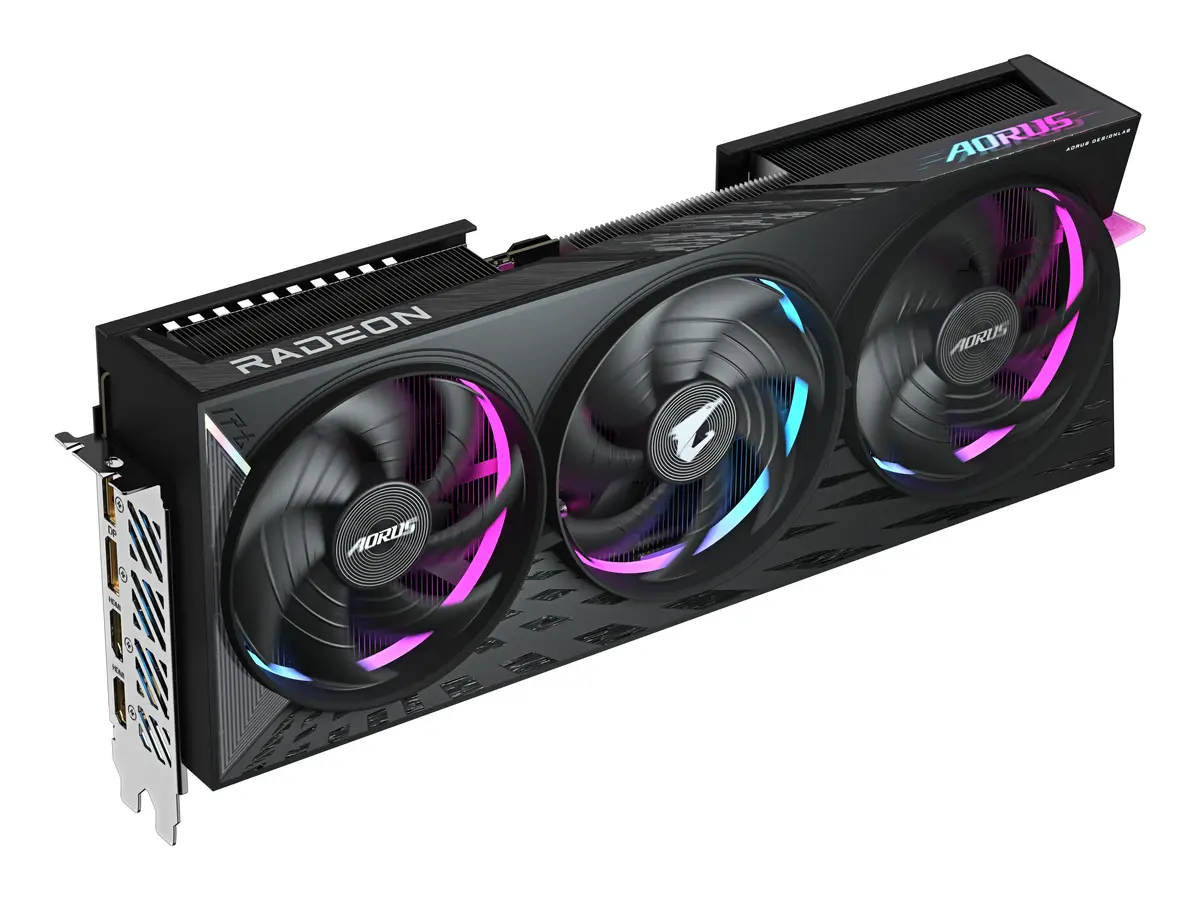 Видеокарта GIGABYTE AORUS Radeon RX 9070 XT ELITE 16G Photo 5