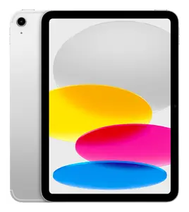 Apple iPad Wi-Fi + Cellular 256GB Silver Tablet with 11-inch 2360 x 1640 LED Display, A16 Processor, and iPadOS 18