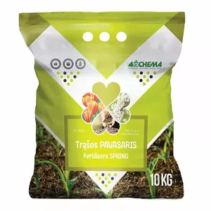 Granular fertilizer AGROCHEMA Mēslojums pavasaris 10 kg — spring garden and lawn application